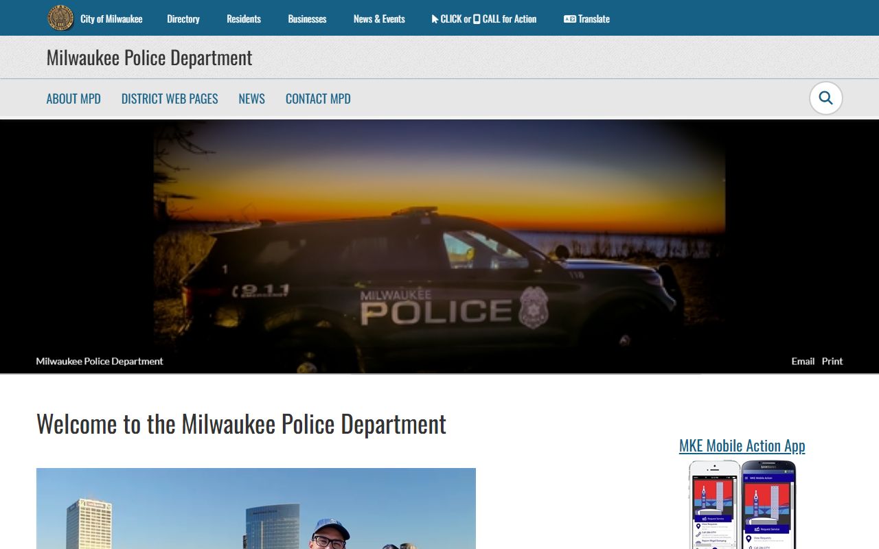 Milwaukee criminal records city police source