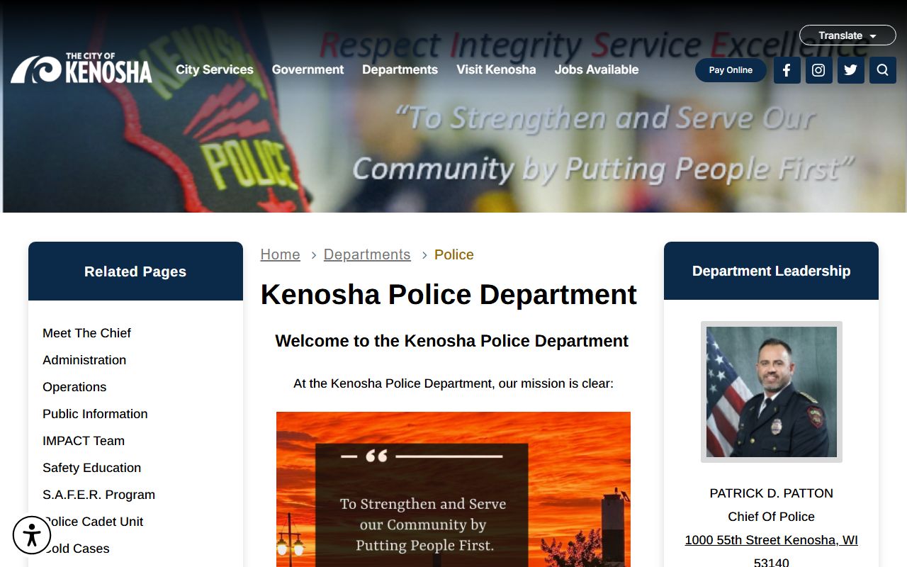 Kenosha County Criminal Records police department